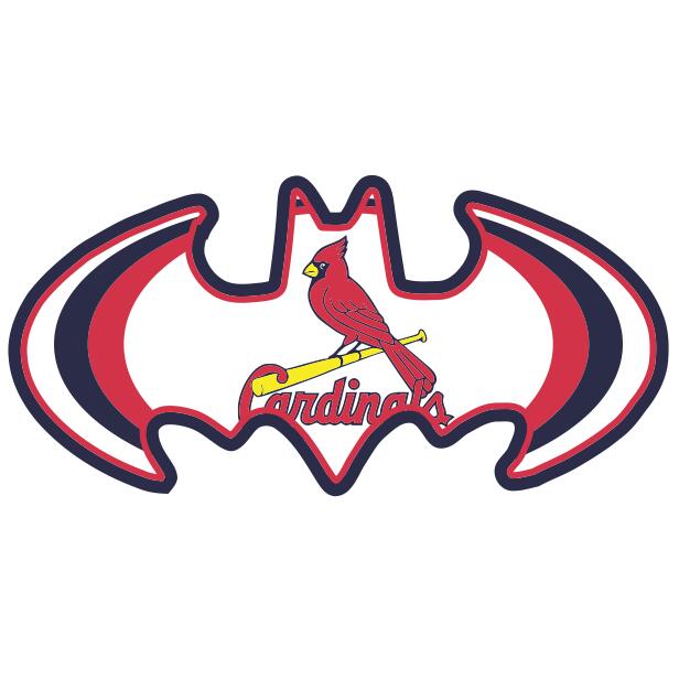 St. Louis Cardinals Batman Logo DIY iron on transfer (heat transfer)